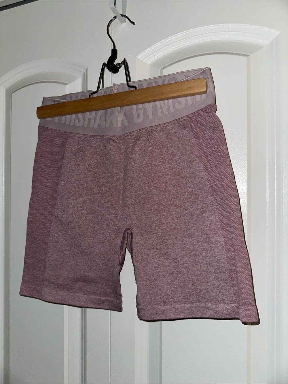 Gymshark Mauve Seamless High-Waist Bike Shorts